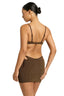 Bond-eye skirt top in cocoa lurex - bond-eye top 