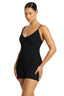 Bond-eye low back palace one piece in chrome shimmer - one piece bathing suits - one size fits most bathing suits 