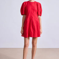 Apiece Apart Bettina Mini Dress Red 