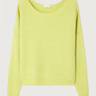 american vintage damsville sweater pistachio - lime green wool sweater - fuzzy green sweater  