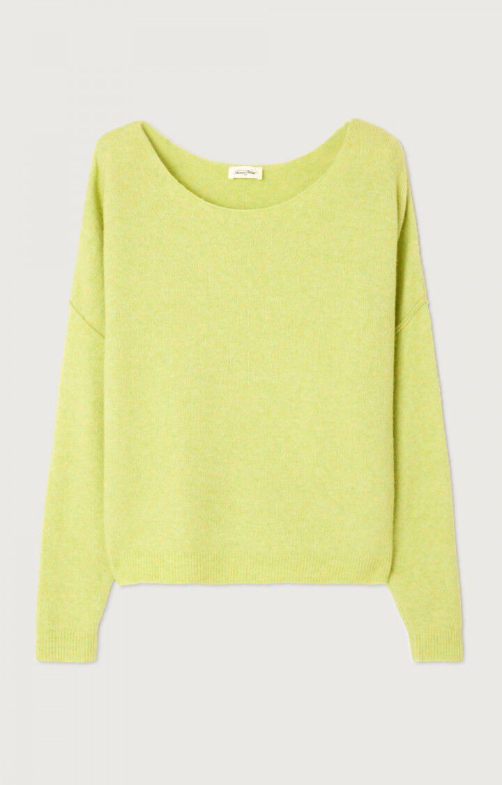 american vintage damsville sweater pistachio - lime green wool sweater - fuzzy green sweater  