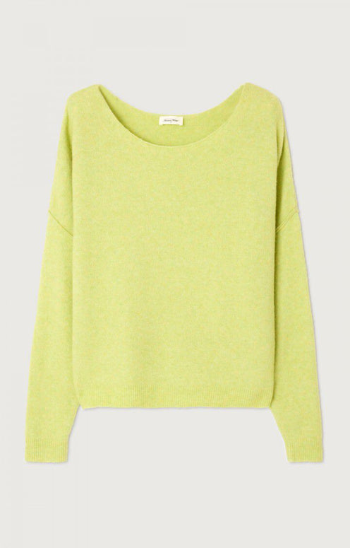 american vintage damsville sweater pistachio - lime green wool sweater - fuzzy green sweater  