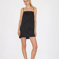 Deiji Studio Black Drawcurve Mini Dress 