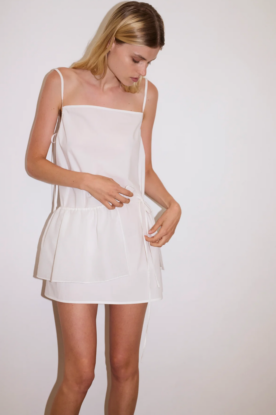 Deiji Studio Drawcurve Studio White Dress