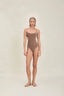 devon windsor one-piece sparkle - lurex one piece swimsuit - devon windsor kalani full-piece sepia 