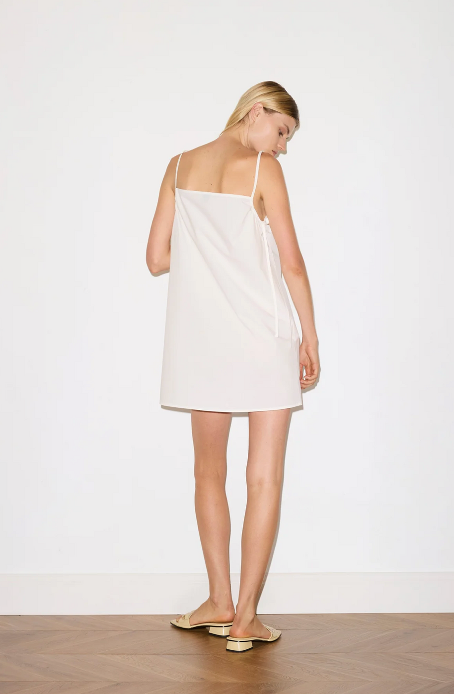 White Mini Dress Deiji Studio Drawcurve