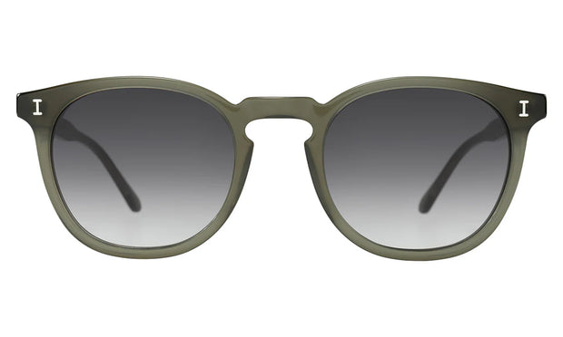 illesteva Eldridge sunglasses - olive grey sunglasses - green  sunglasses -round sunglasses