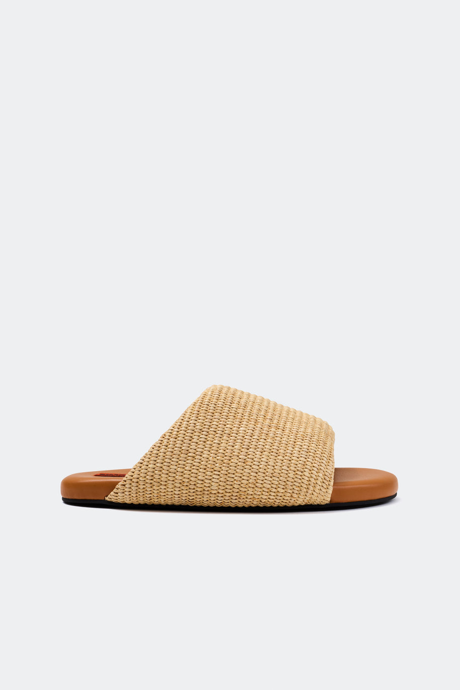 SIMONMILLER Simon Miller Bubble Raffia Slide Natural