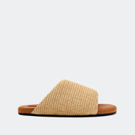 SIMONMILLER Simon Miller Bubble Raffia Slide Natural