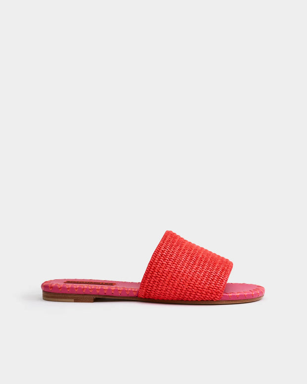 SIMONMILLER Raffia Salerno Slide 