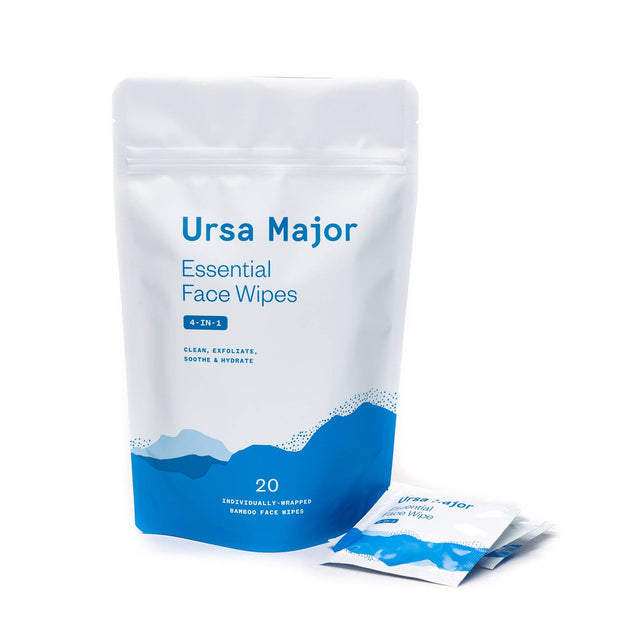 Ursa Major Essential Face Wipes - Acne Prone Skin Face Wipes - Goop.com Skincare - Travel face wipes 