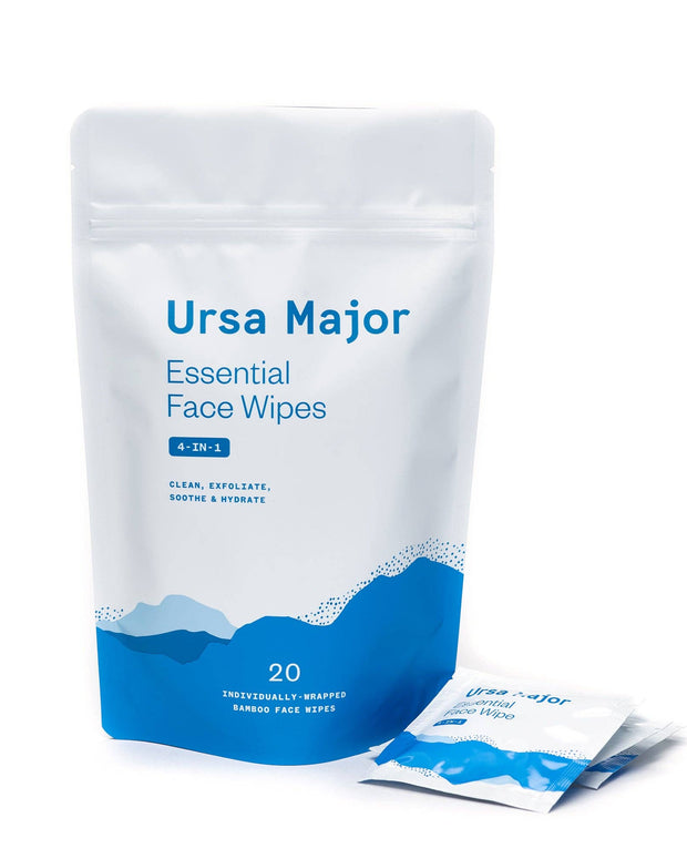 Ursa Major Essential Face Wipes - Acne Prone Skin Face Wipes - Goop.com Skincare - Travel face wipes 