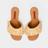 SIMONMILLER Simon Miller Fringe Playa Bamboo Heel