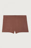 american vintage womens - womens shorty gamipy chocolate - short shorts 100% cotton brown 