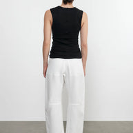 Enza costa Twill Work Pant Off White 