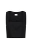 Posse Alice Crop Top - Black crop top - linen crop top - Posse 