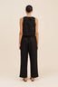 Posse Ducky Pant - Black linen pants - Posse linen pants