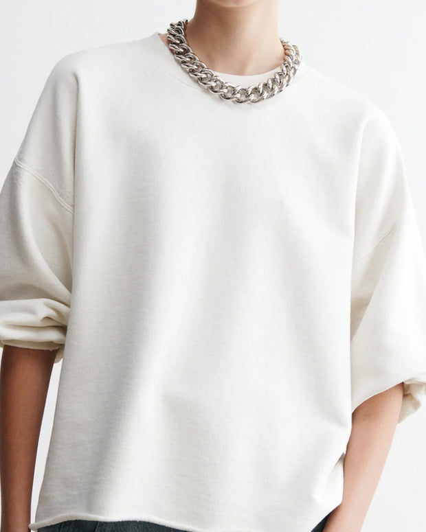 Rachel Comey Fond Sweatshirt, Rachel Comey Cropped Sleeve Sweatshirt, Off-white Sweatshirt 