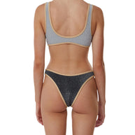 Lurex Bikini - silver bikini - duo pant swimwear 