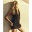 It's Now Cool - The Pop Dress - Sheer black bikini cover up dress