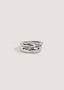 Kinn Petite Hera Sculpture Ring Stack Silver - Sterling Silver Rings 