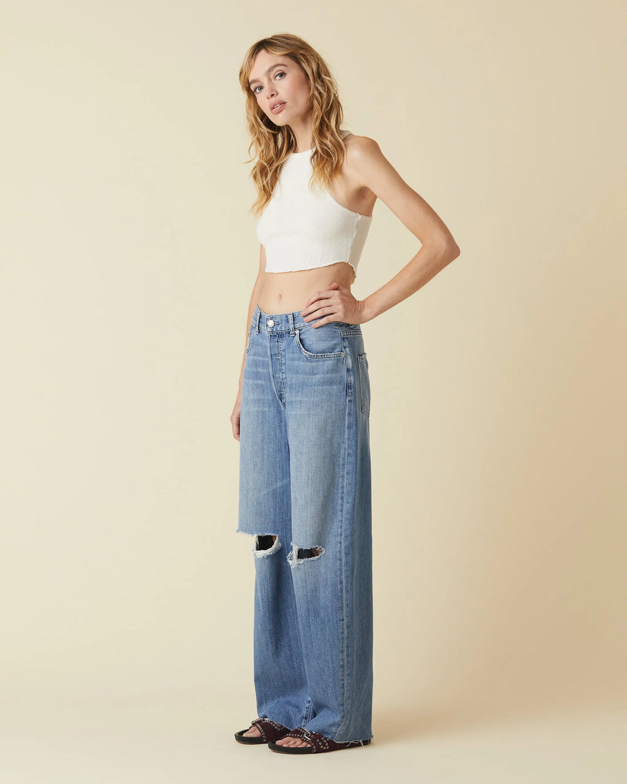 Le Jean Nomad Jean Summer Solstice Le Jean Baggy Ripped Jeans 