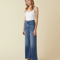 Le Jean Virgina Wide Leg Ankle Jean Laurel Canyon 