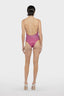 oséree ombre pink shade maillot - lurex sparkle one piece pink 