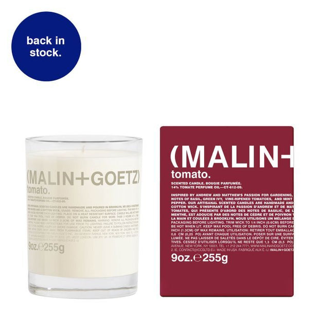 Malin + Goetz Tomato Candle Main and Goetz Candles 