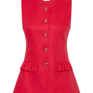 Posse Matilda Gilet Red 