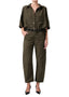 citizens of humanity Marcelle low slung cargo in Costes - dark olive green cargo pants - brown green cargo pants