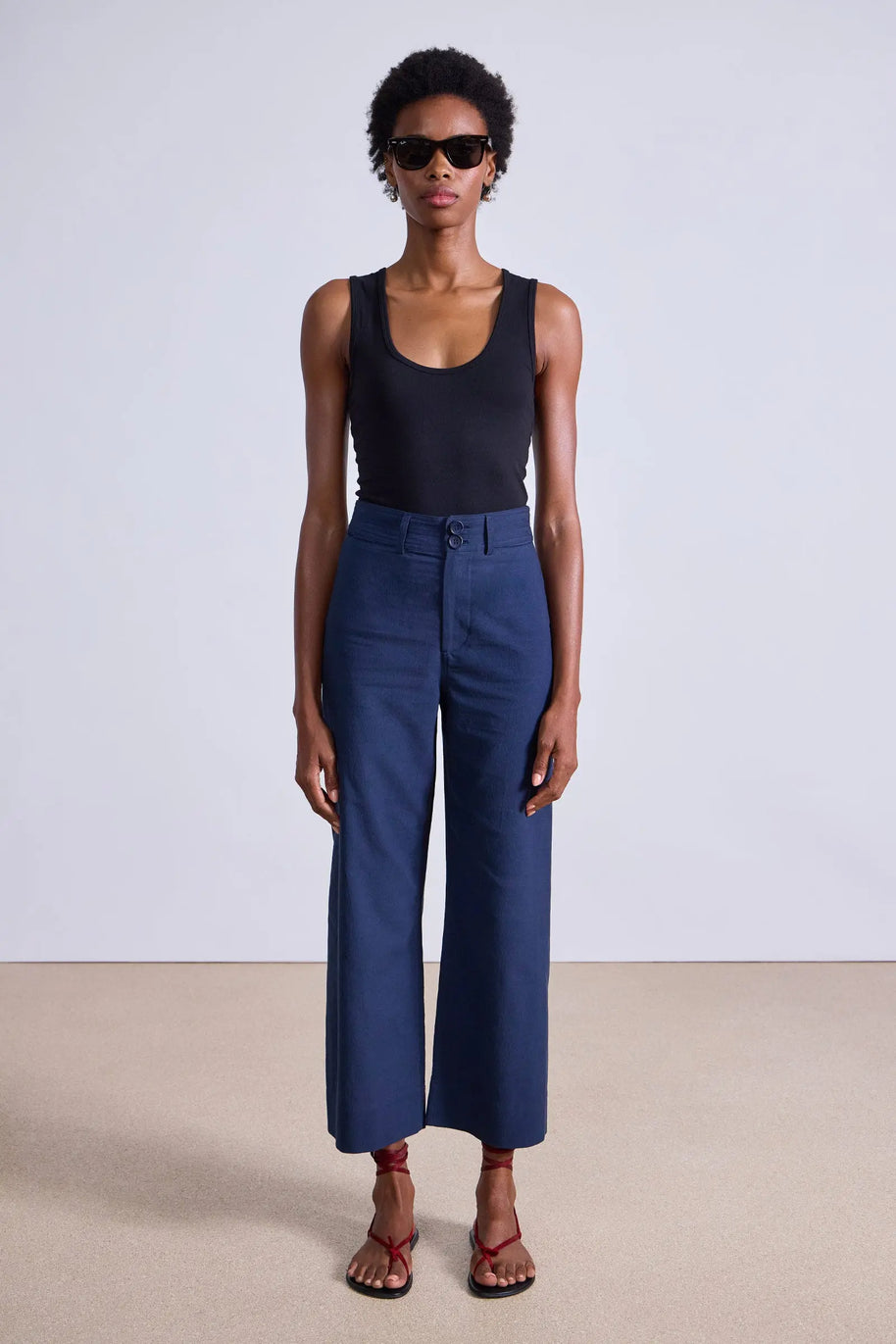 Apiece Apart Classic Merida Pant Navy 