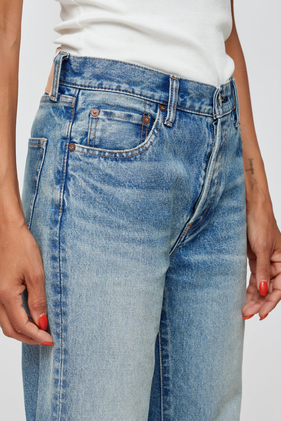 Moussy Vintage Parkchester Straight Leg Jeans 