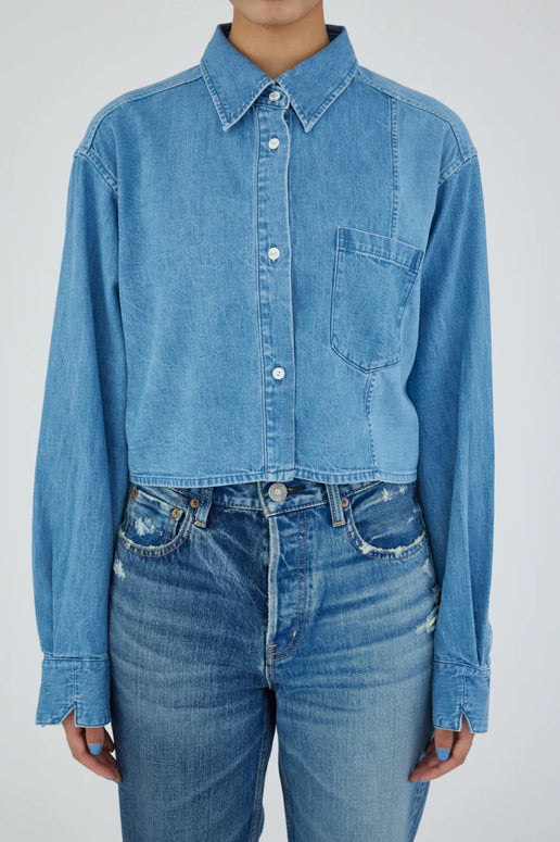 MV Lenfred Cropped Blocking Shirt