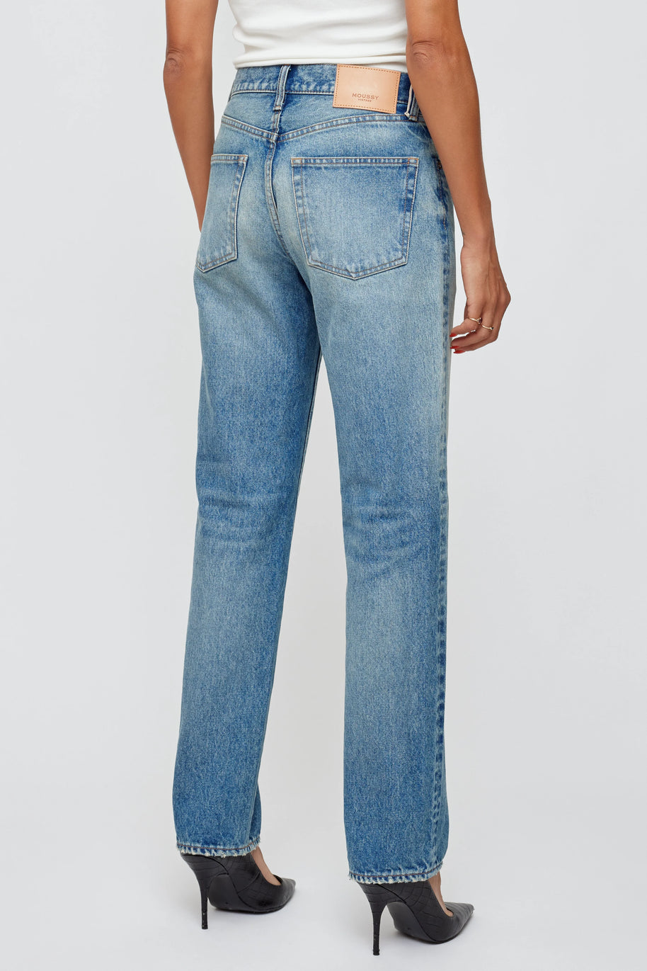 Moussy Vintage Parkchester Straight Leg Jeans 