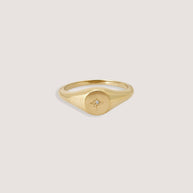 Kinn Studio North Star Signet Ring 