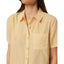 Air Linen Onia Shirt - Yellow and White Stripe Button Up Shirt