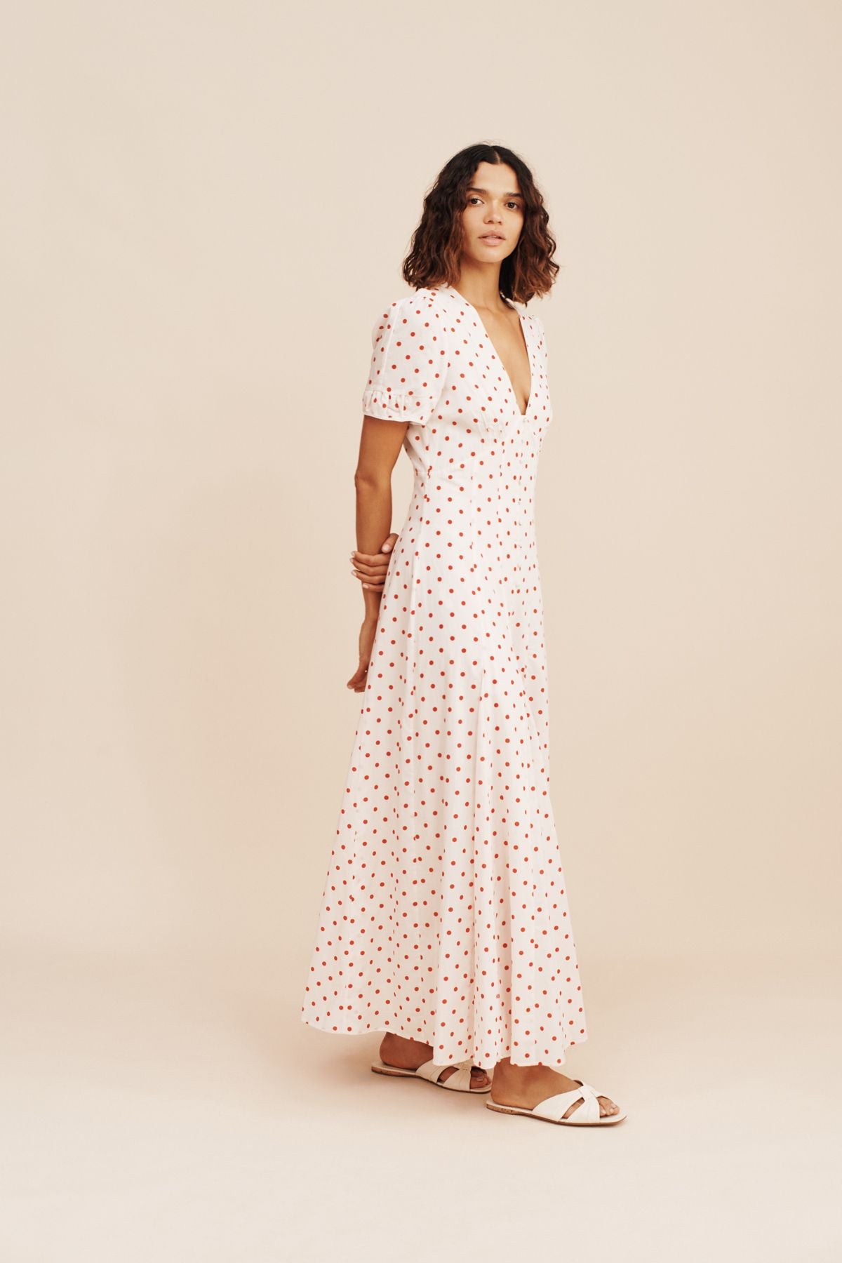 Posse Paloma Dress Petite Polka Dot 