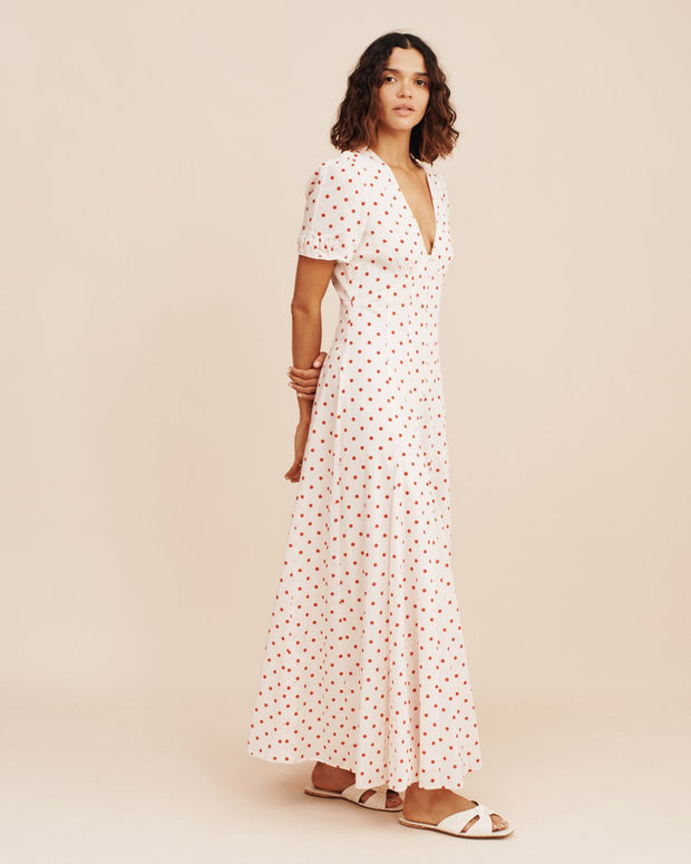 Posse Paloma Dress Petite Polka Dot 