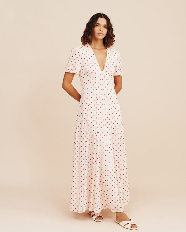 Posse Paloma Dress Petite Polka Dot 