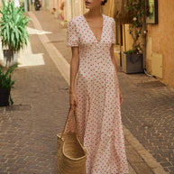 Paloma Dress | Petite Polka Dot