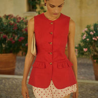 Matilda Gilet | Red