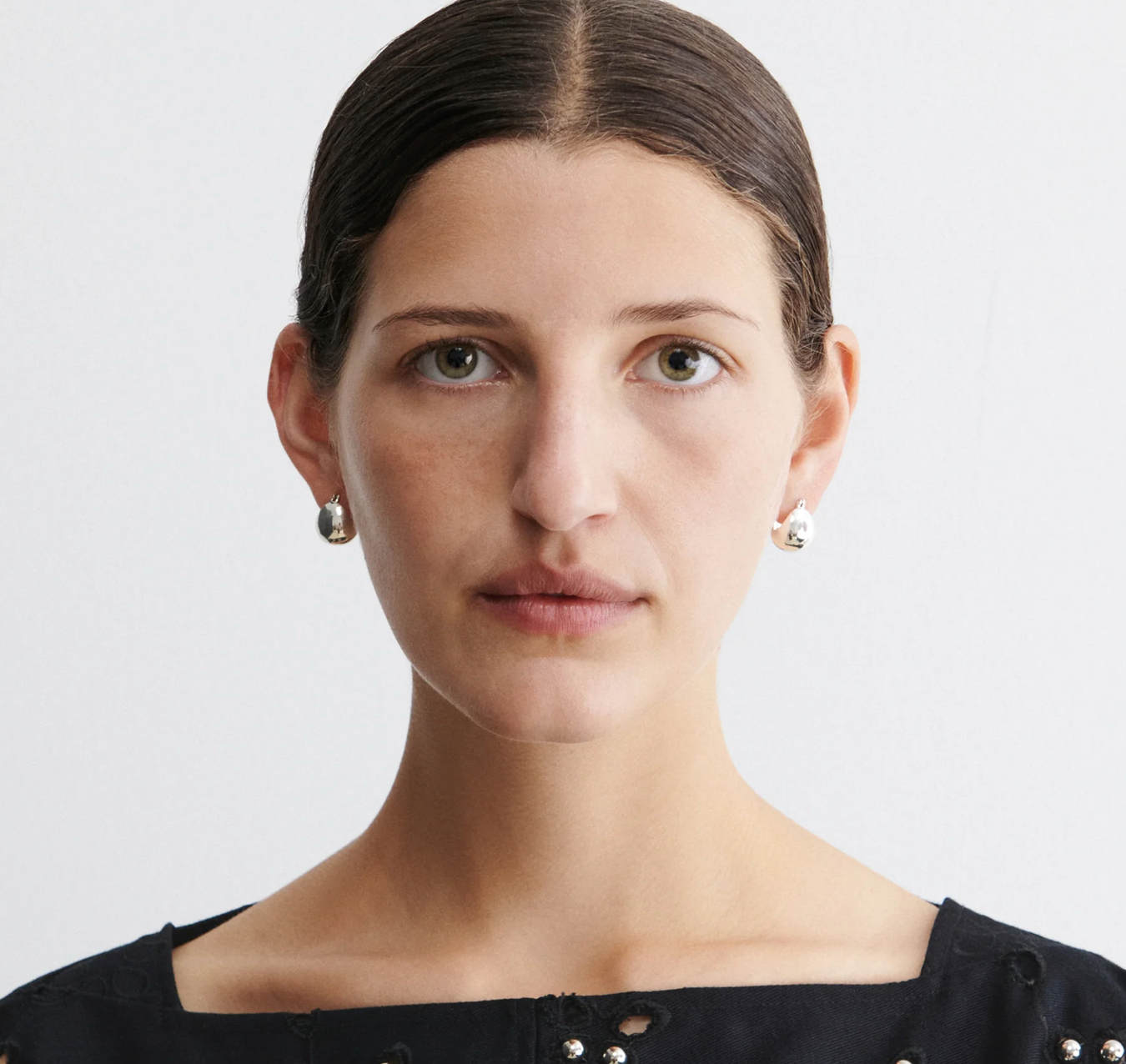 Rachel Comey Baby Keel Hoop Silver, Rachel Comey Earrings, Small Silver Hoops, Silver Huggies 