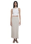 Enza Costa - Silk Ribbed Cropped Tank - White Cropped Tank