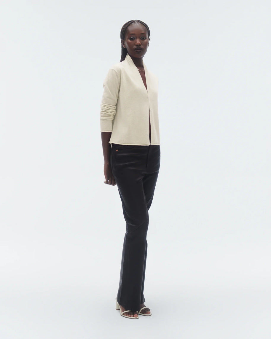 Guest in Residence Stealth Cardigan in Cream 