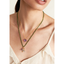 chan luu amethyst necklace - diamond clam shell necklace - amethyst necklace 