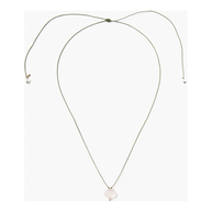 Chan luu rose quartz diamond shell necklace - chan luu jewelry 