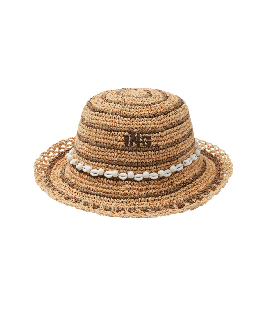 It's now cool costa straw and shell hat - sun hat