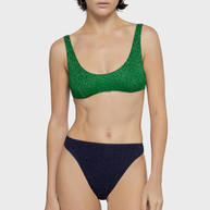 lurex sparkle sparkley two tone bikini - oseree - oséree