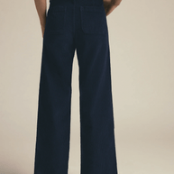 favorite daughter mischa cord wide leg pant navy - corduroy navy pant 